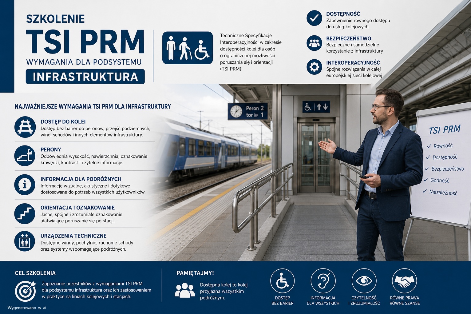 Wymagania TSI PRM w zakresie podsystemu „Infrastruktura
